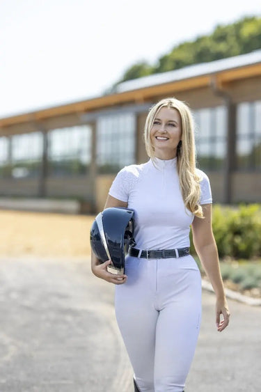 Buy LeMieux Olivia White Short Sleeved Show Shirt| Online for Equine