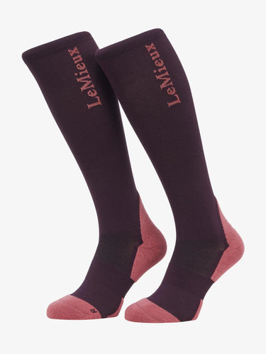 LeMieux Performance Socks Damson| Online For Equine