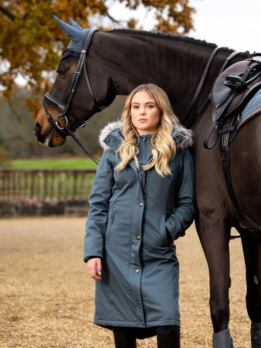 LeMieux Petrol Anya Waterproof Riding Coat| Online For Equine