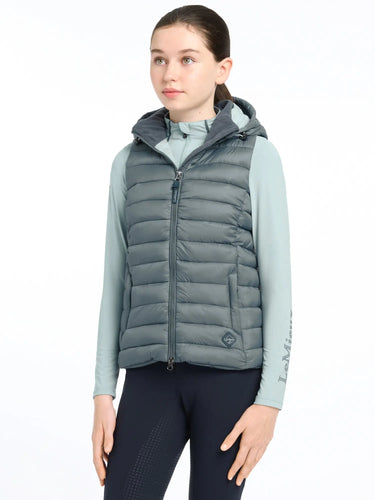 LeMieux Petrol Young Rider Milly Puffer Gilet - 7-8 Years| Online For Equine