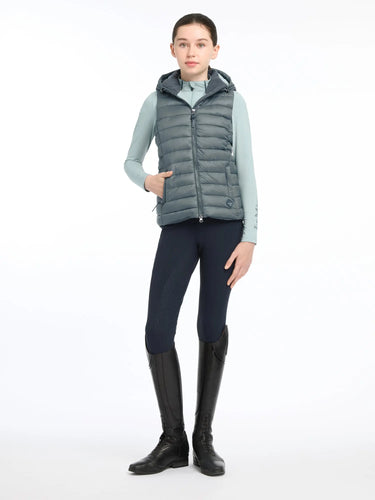LeMieux Petrol Young Rider Milly Puffer Gilet - 7-8 Years| Online For Equine