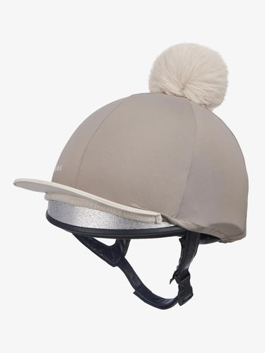 Buy LeMieux Pom Hat Silk Pecan/Stone | Online for Equine