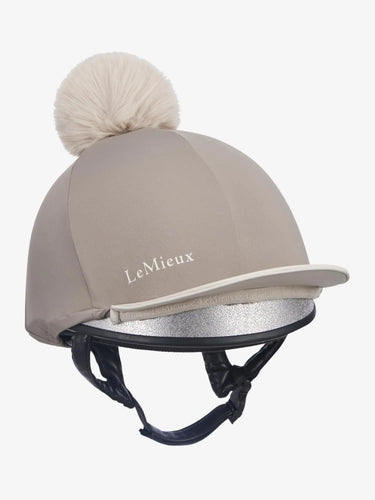 Buy LeMieux Pom Hat Silk Pecan/Stone | Online for Equine