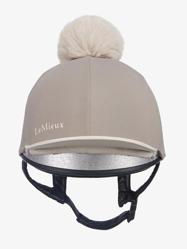 Buy LeMieux Pom Hat Silk Pecan/Stone | Online for Equine