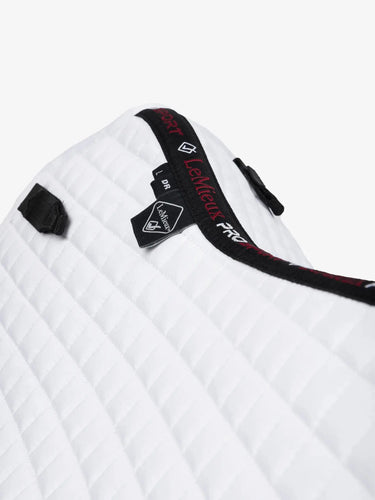 LeMieux Pro Sport D-Ring Cotton Dressage Square White| Online For Equine