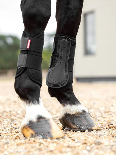 Buy LeMieux ProSport Black Mesh Brushing Boots | Online for Equine