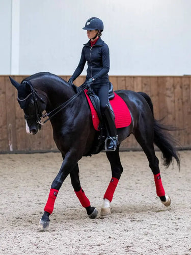 LeMieux ProSport Chilli Red Suede Dressage Square| Online For Equine
