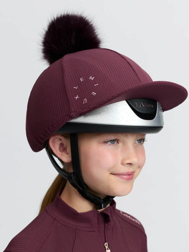 LeMieux Ribbed Hat Silk Bramble| Online For Equine