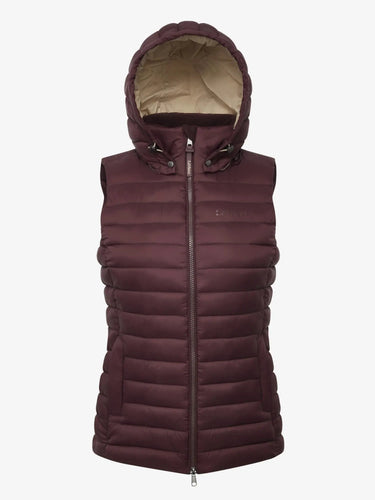 LeMieux Rose Hooded Puffer Gilet Damson| Online For Equine