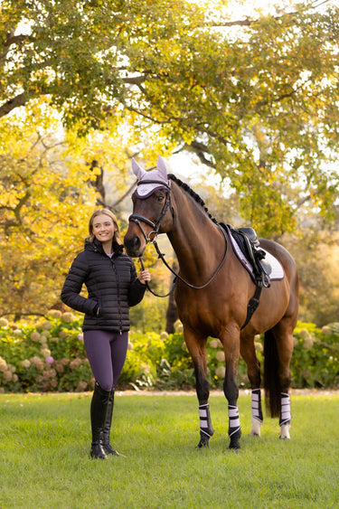 LeMieux Rose Hooded Puffer Jacket Black| Online For Equine