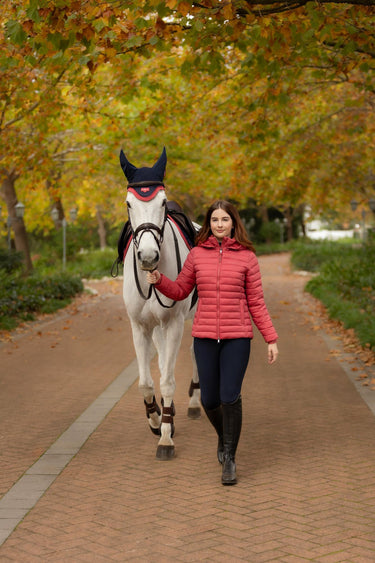 LeMieux Rose Hooded Puffer Jacket Cranberry| Online For Equine