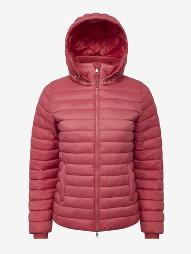 LeMieux Rose Hooded Puffer Jacket Cranberry| Online For Equine