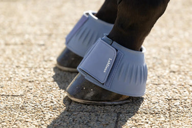 LeMieux Rubber Bell Boots Powder Blue| Online For Equine