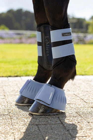 LeMieux Rubber Bell Boots Powder Blue| Online For Equine