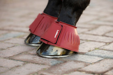 LeMieux Russet Rubber Bell Boots Russet| Online For Equine