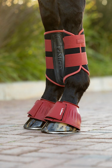 LeMieux Russet Rubber Bell Boots Russet| Online For Equine