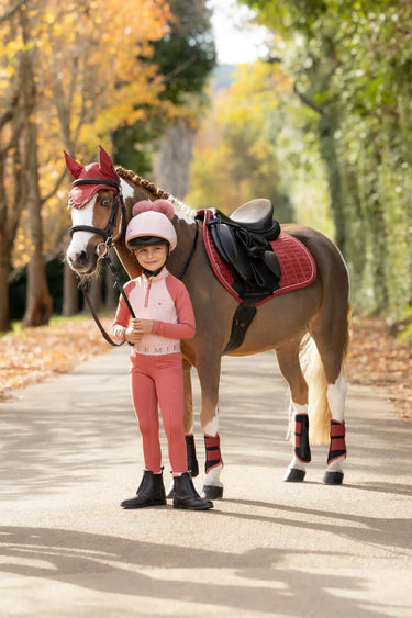 LeMieux Russet Suede Close Contact Square| Online For Equine