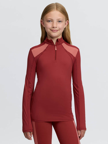 LeMieux Russet Young Rider Mia Mesh Base Layer Russet| Online For Equine