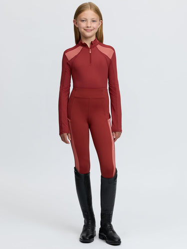 LeMieux Russet Young Rider Mia Mesh Base Layer Russet| Online For Equine