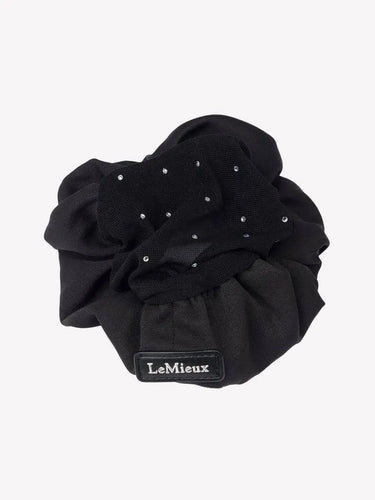 LeMieux Scrunchie with Crystal Hair Net Black| Online For Equine