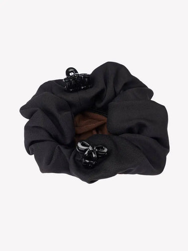 LeMieux Scrunchie with Crystal Hair Net Black| Online For Equine