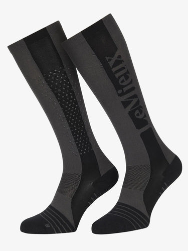 LeMieux Silicone Performance Socks Graphite| Online For Equine