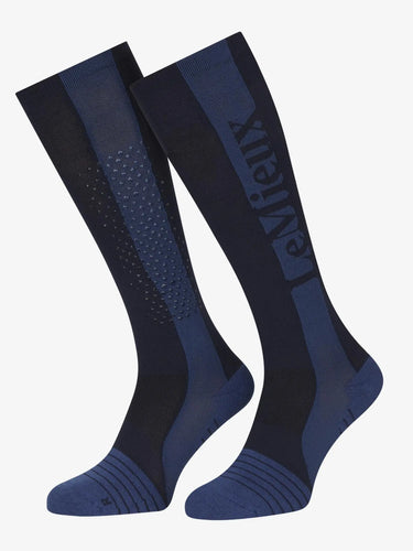 LeMieux Silicone Performance Socks Navy| Online For Equine