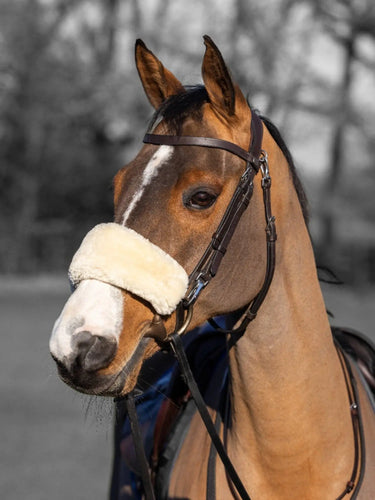 Buy LeMieux Simuwool Noseband Cover| Online for Equine
