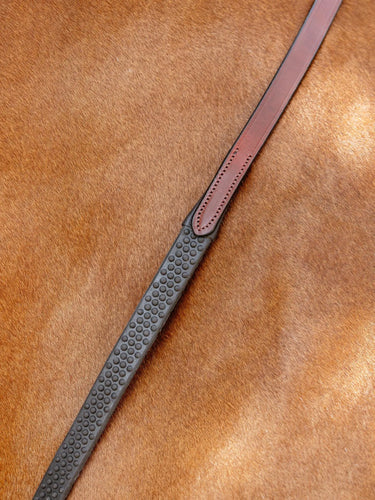 LeMieux Soft Rubber Reins Chestnut/Silver| Online For Equine