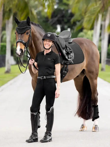 LeMieux Soft Shell Anti Slip Dressage Square Black| Online For Equine