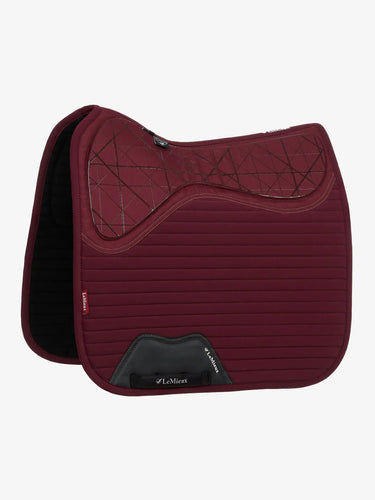 LeMieux Soft Shell Anti Slip Dressage Square Burgundy| Online For Equine