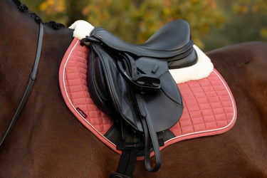 LeMieux Spiced Earth Merino+ Suede Classic Close Contact Square Spiced Earth| Online For Equine