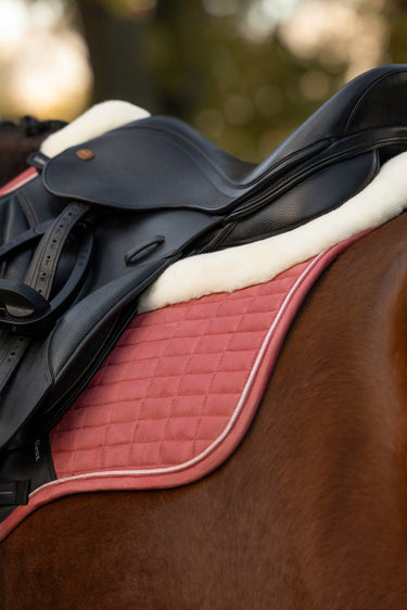 LeMieux Spiced Earth Merino+ Suede Classic Close Contact Square Spiced Earth| Online For Equine