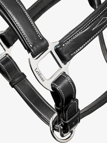 LeMieux Stitched Leather Headcollar Black| Online For Equine