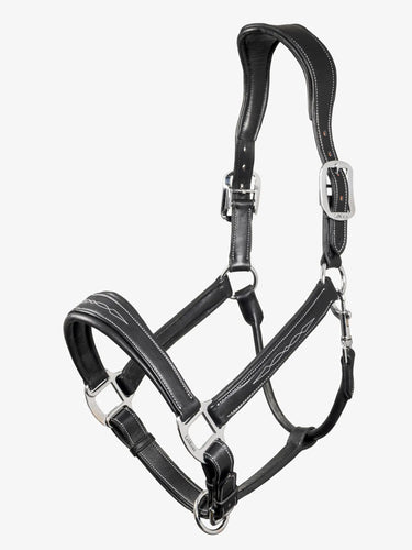 LeMieux Stitched Leather Headcollar Black| Online For Equine