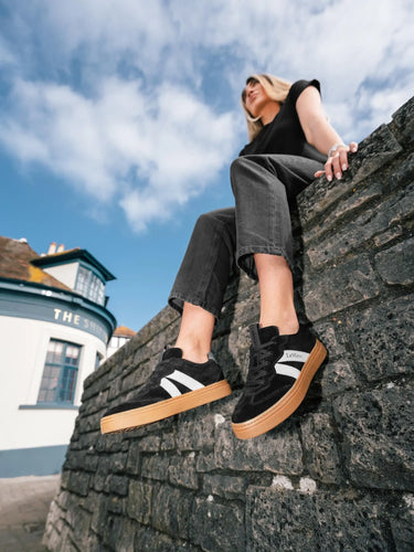 LeMieux Stockbridge Suede Lifestyle Trainers Black| Online For Equine
