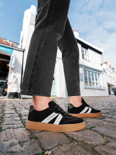 LeMieux Stockbridge Suede Lifestyle Trainers Black| Online For Equine