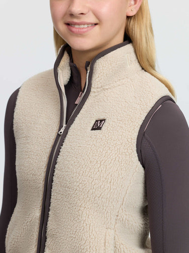 LeMieux Stone Young Rider Trinity Teddy Gilet Stone| Online For Equine