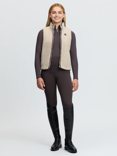 LeMieux Stone Young Rider Trinity Teddy Gilet Stone| Online For Equine