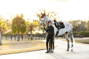 LeMieux Suede Close Contact Square Black| Online For Equine