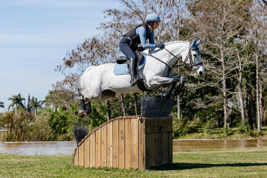 LeMieux Suede Close Contact Square Ice Blue| Online For Equine