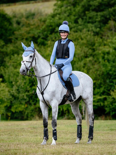 LeMieux Suede Close Contact Square Powder Blue| Online For Equine