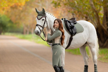 LeMieux Suede Close Contact Square Rosemary| Online For Equine