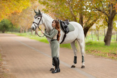 LeMieux Suede Close Contact Square Rosemary| Online For Equine