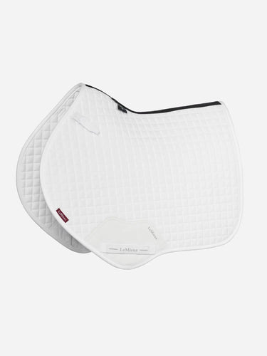 LeMieux Suede Close Contact Square White| Online For Equine
