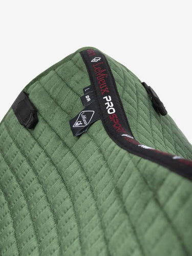 LeMieux Suede Dressage Square Hunter Green| Online For Equine