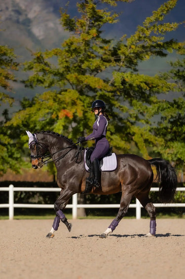 LeMieux Suede Dressage Square Lilac| Online For Equine