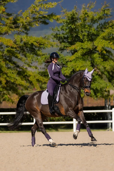 LeMieux Suede Dressage Square Lilac| Online For Equine