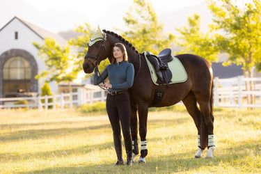 LeMieux Suede Dressage Square Macaron| Online For Equine