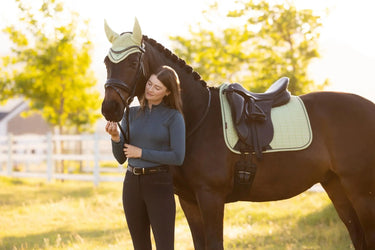 LeMieux Suede Dressage Square Macaron| Online For Equine